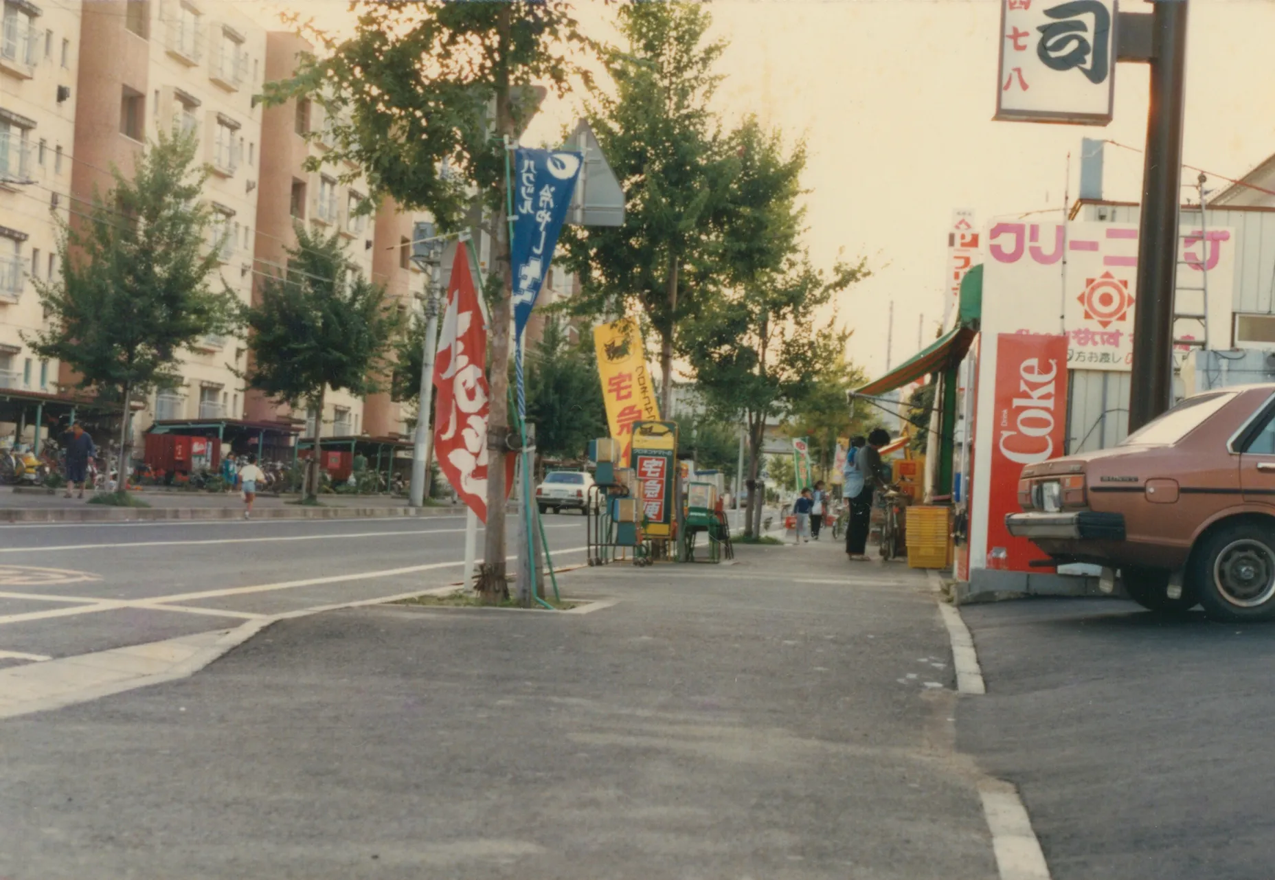 西中田市営住宅前